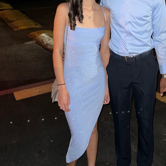 Baby blue glittery dress from Windsor - Picture 1 of 2
